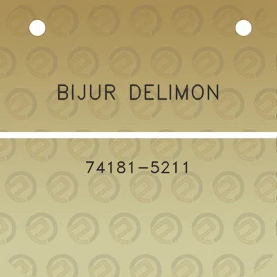 bijur-delimon-74181-5211