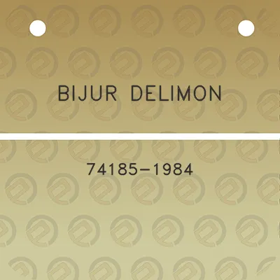 bijur-delimon-74185-1984