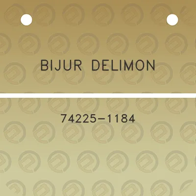 bijur-delimon-74225-1184