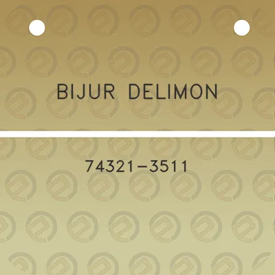 bijur-delimon-74321-3511