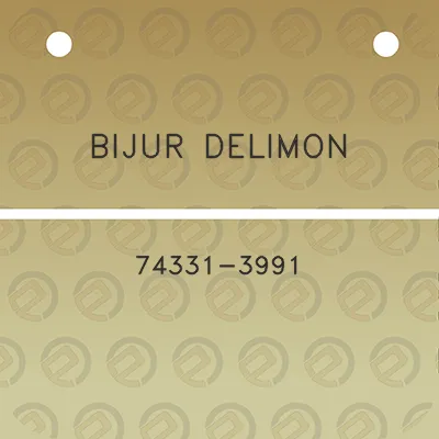 bijur-delimon-74331-3991