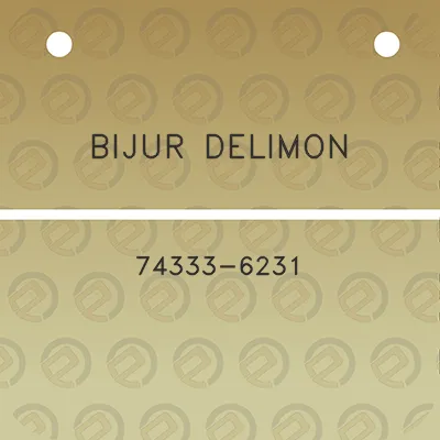 bijur-delimon-74333-6231