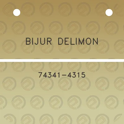 bijur-delimon-74341-4315