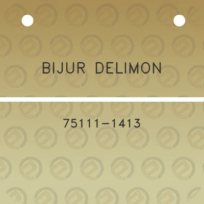 bijur-delimon-75111-1413