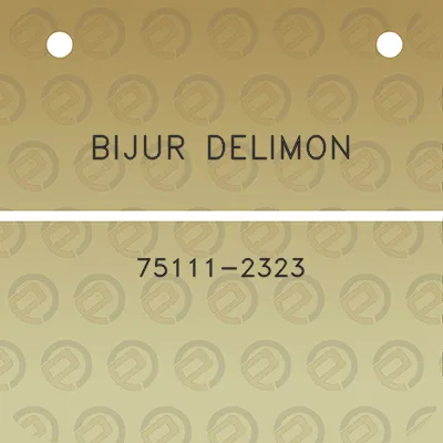 bijur-delimon-75111-2323