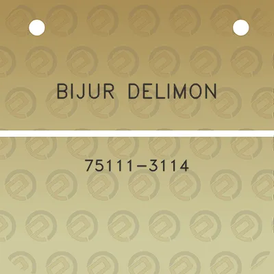 bijur-delimon-75111-3114