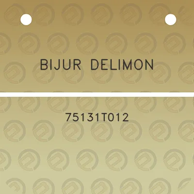 bijur-delimon-75131t012