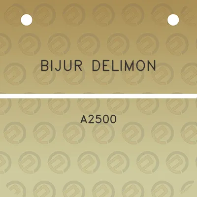 bijur-delimon-a2500