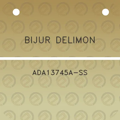 bijur-delimon-ada13745a-ss