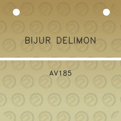 bijur-delimon-av185