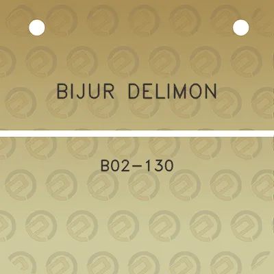 bijur-delimon-b02-130