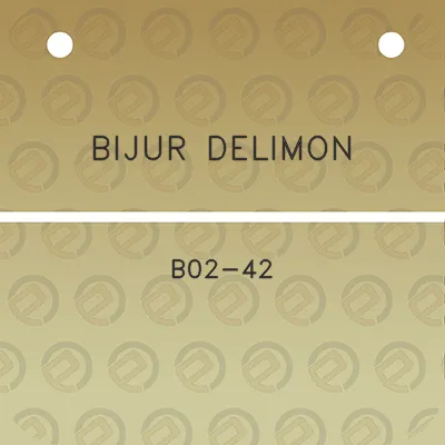 bijur-delimon-b02-42