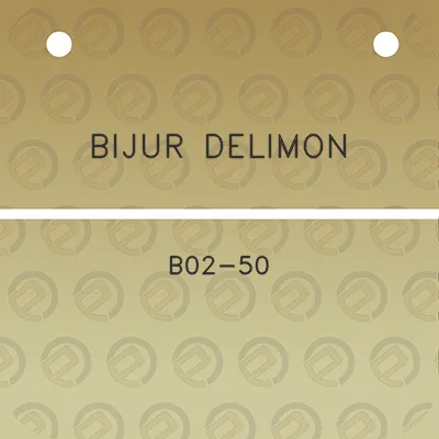 bijur-delimon-b02-50