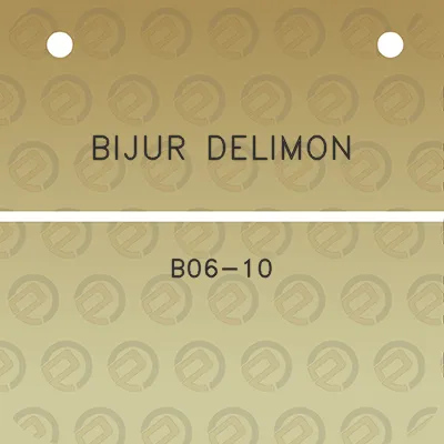 bijur-delimon-b06-10