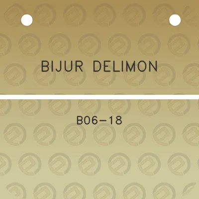 bijur-delimon-b06-18