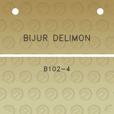 bijur-delimon-b102-4