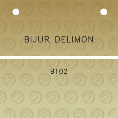 bijur-delimon-b102