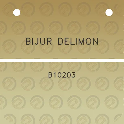 bijur-delimon-b10203