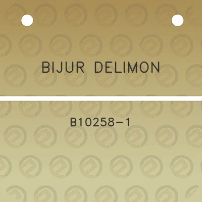 bijur-delimon-b10258-1