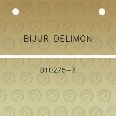 bijur-delimon-b10275-3