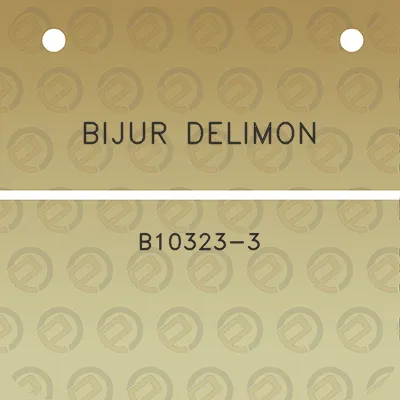 bijur-delimon-b10323-3