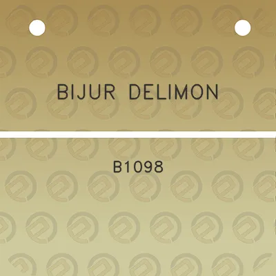 bijur-delimon-b1098