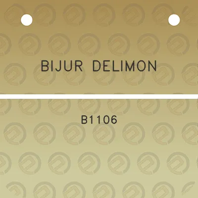 bijur-delimon-b1106