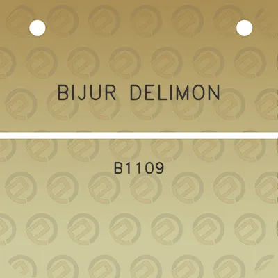 bijur-delimon-b1109