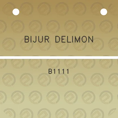 bijur-delimon-b1111