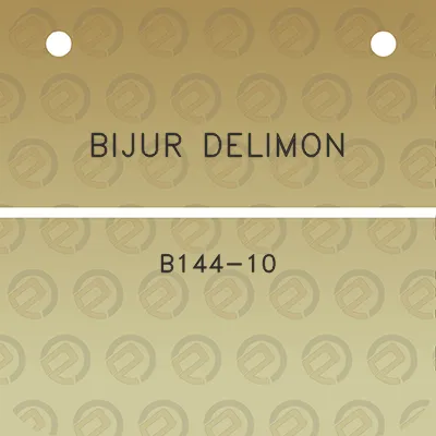 bijur-delimon-b144-10