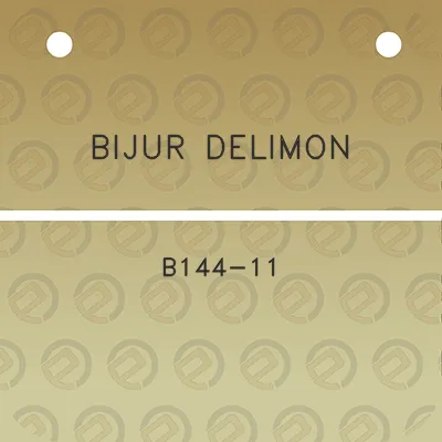 bijur-delimon-b144-11