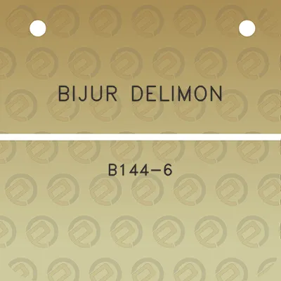 bijur-delimon-b144-6