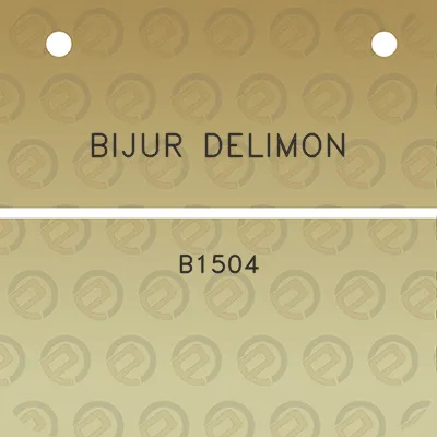 bijur-delimon-b1504