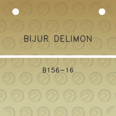 bijur-delimon-b156-16