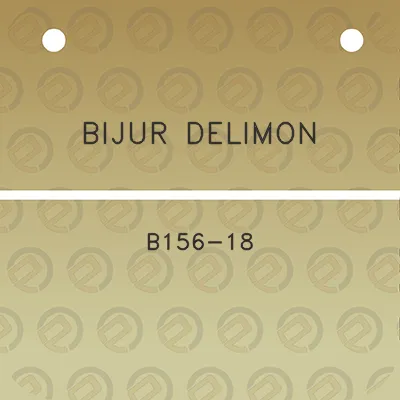 bijur-delimon-b156-18