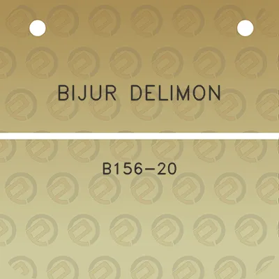 bijur-delimon-b156-20