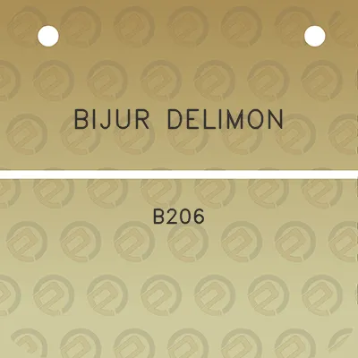 bijur-delimon-b206