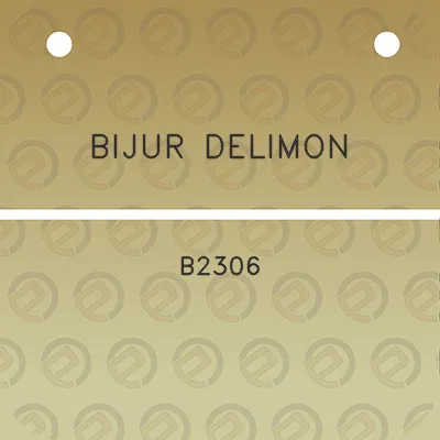 bijur-delimon-b2306