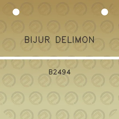 bijur-delimon-b2494