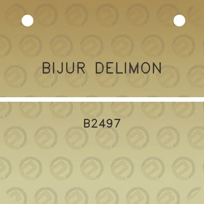 bijur-delimon-b2497