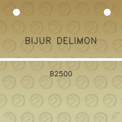 bijur-delimon-b2500