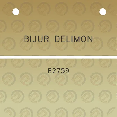 bijur-delimon-b2759