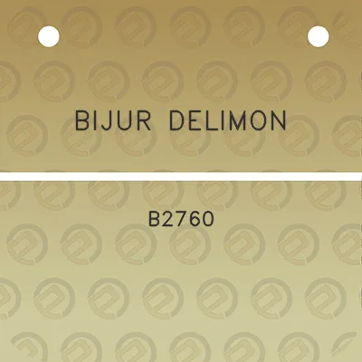 bijur-delimon-b2760