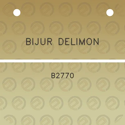 bijur-delimon-b2770