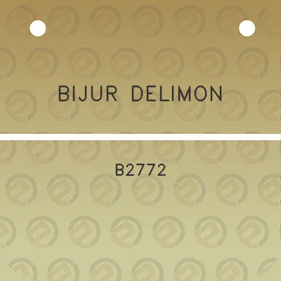 bijur-delimon-b2772