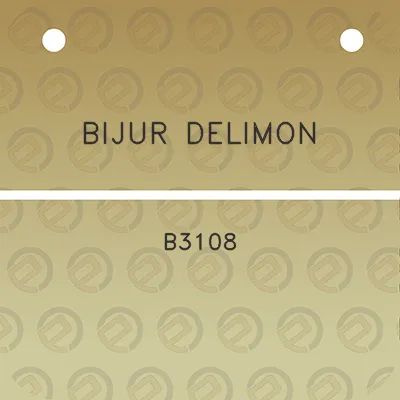 bijur-delimon-b3108