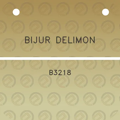 bijur-delimon-b3218