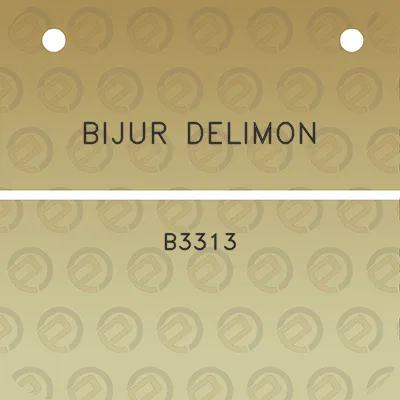 bijur-delimon-b3313