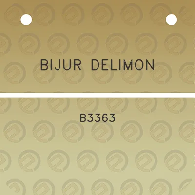 bijur-delimon-b3363