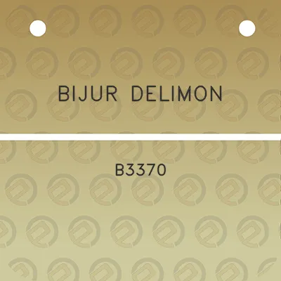 bijur-delimon-b3370